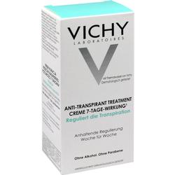 Eine Vichy Anti-Transpirant-Creme für 7 Tage in einer weißen Verpackung.
