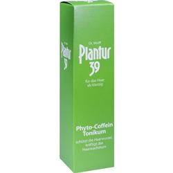 Grüne Verpackung von Plantur 39 Phyto-Coffein Tonikum für Haare ab vierzig.