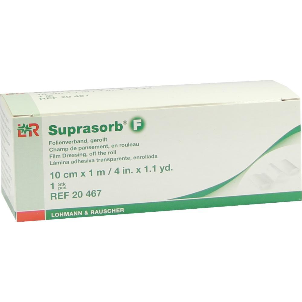 Eine Box mit einem Folienverband namens Suprasorb F.